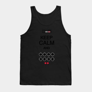 Keep Calm Konami Code Tank Top